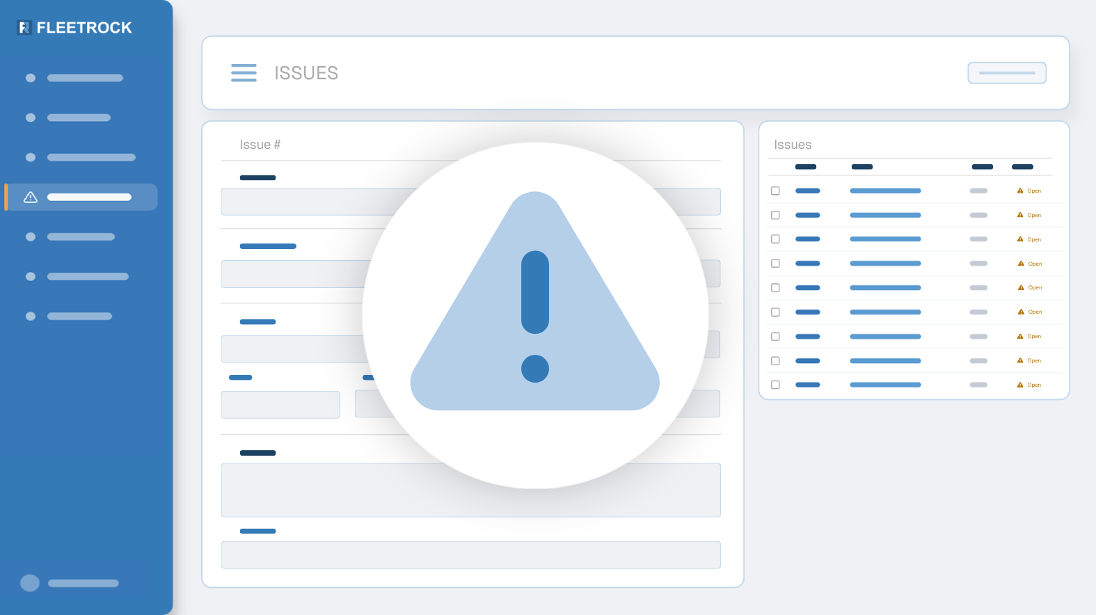 Vehicle Issue Tracking Software Screenshot