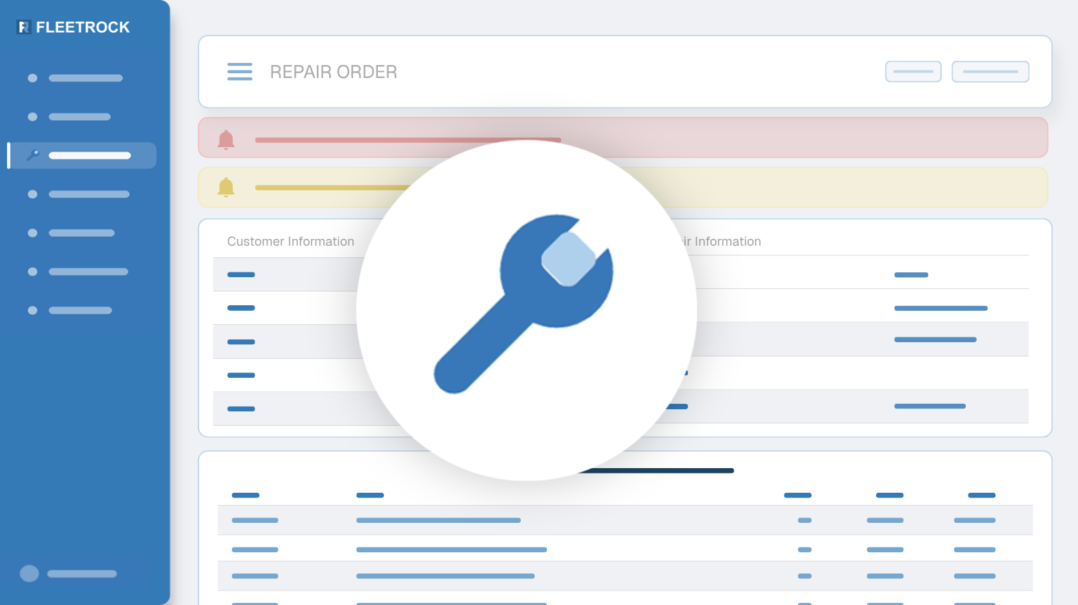 Repair Order Software Screenshot